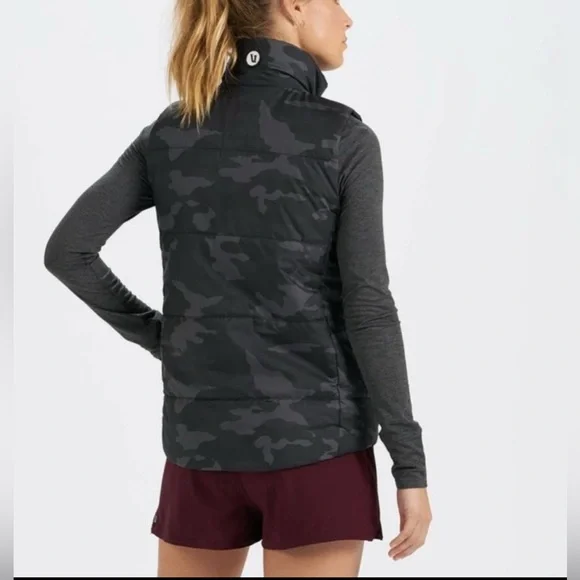 Vuori Black Camo Quilted Puffer Vest - Picture 2 of 16